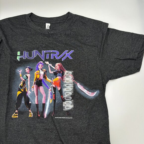 K-Pop Demon Hunters HUNTRX Squad Graphic Tee Shirt, Adult Unisex S M L XL NWT - Picture 1 of 8